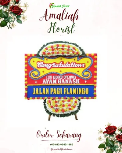 Bunga Papan Congratulation di Giriwetan